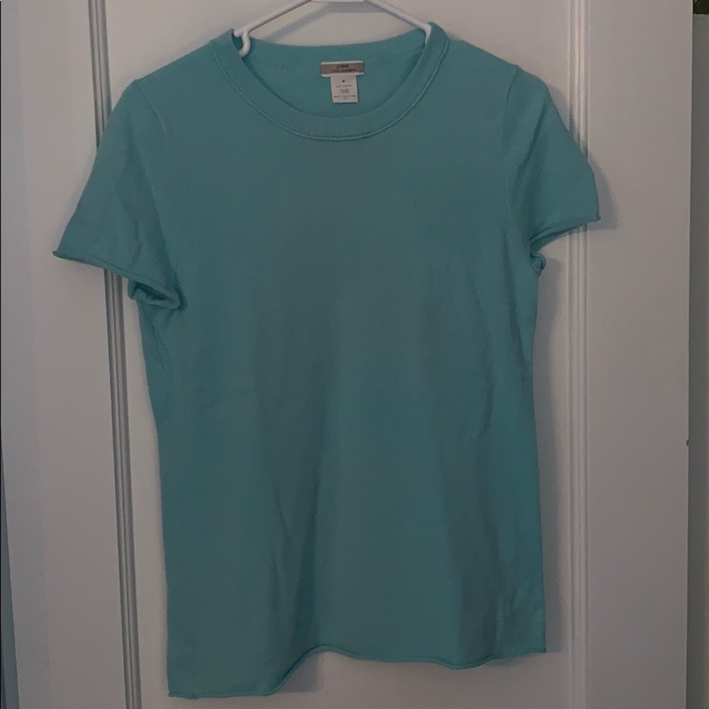 J crew 100% cashmere sweater t-shirt